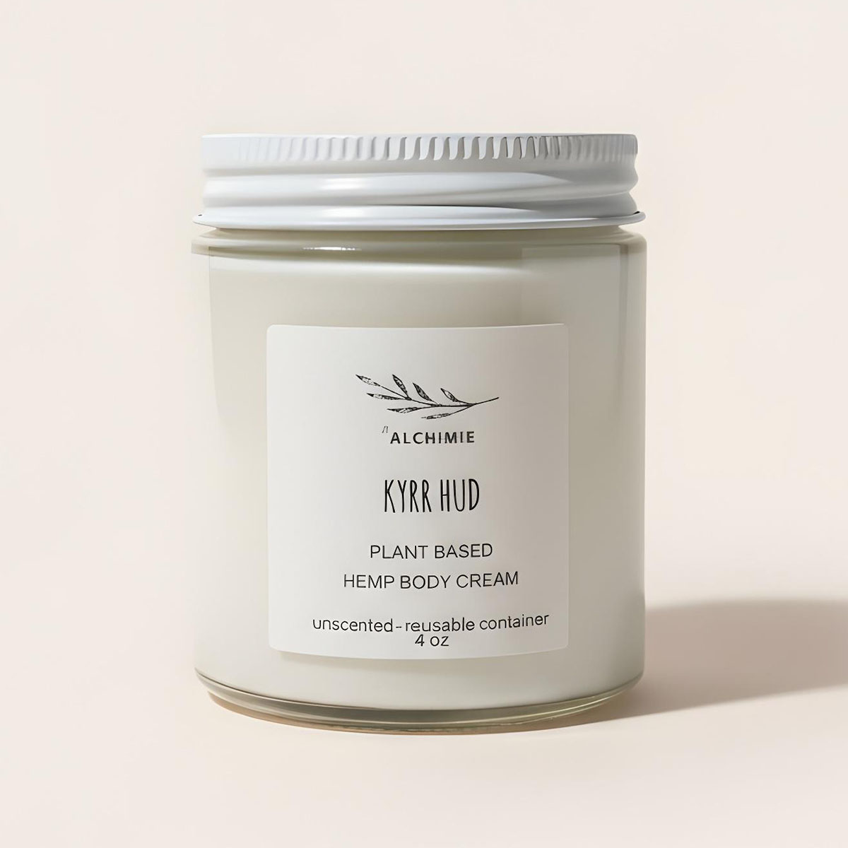 Plant Based Hemp Oil Body Cream