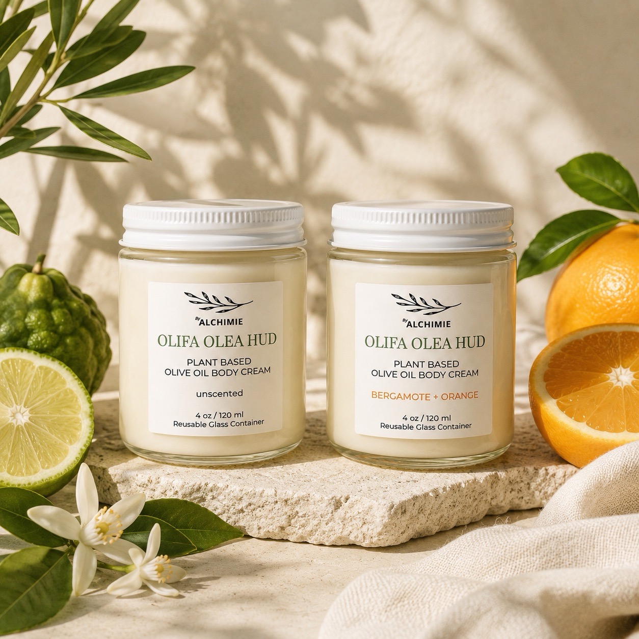 Plant Based Olive Oil Body Cream - Imagen 2