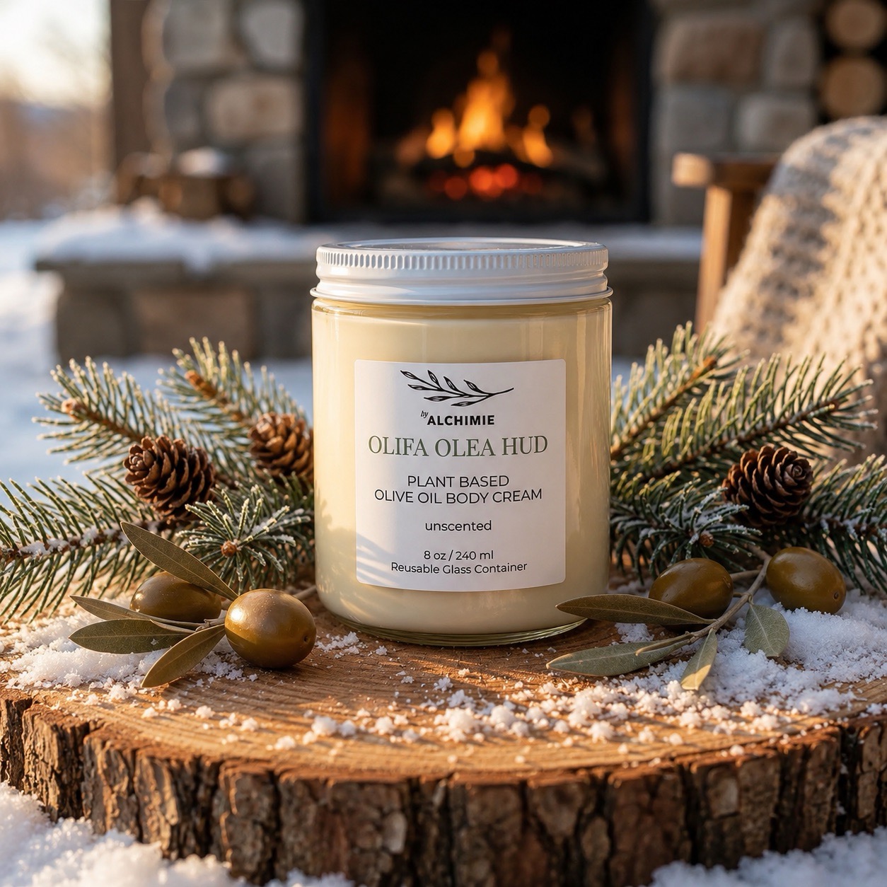 Plant Based Olive Oil Body Cream - Image 2