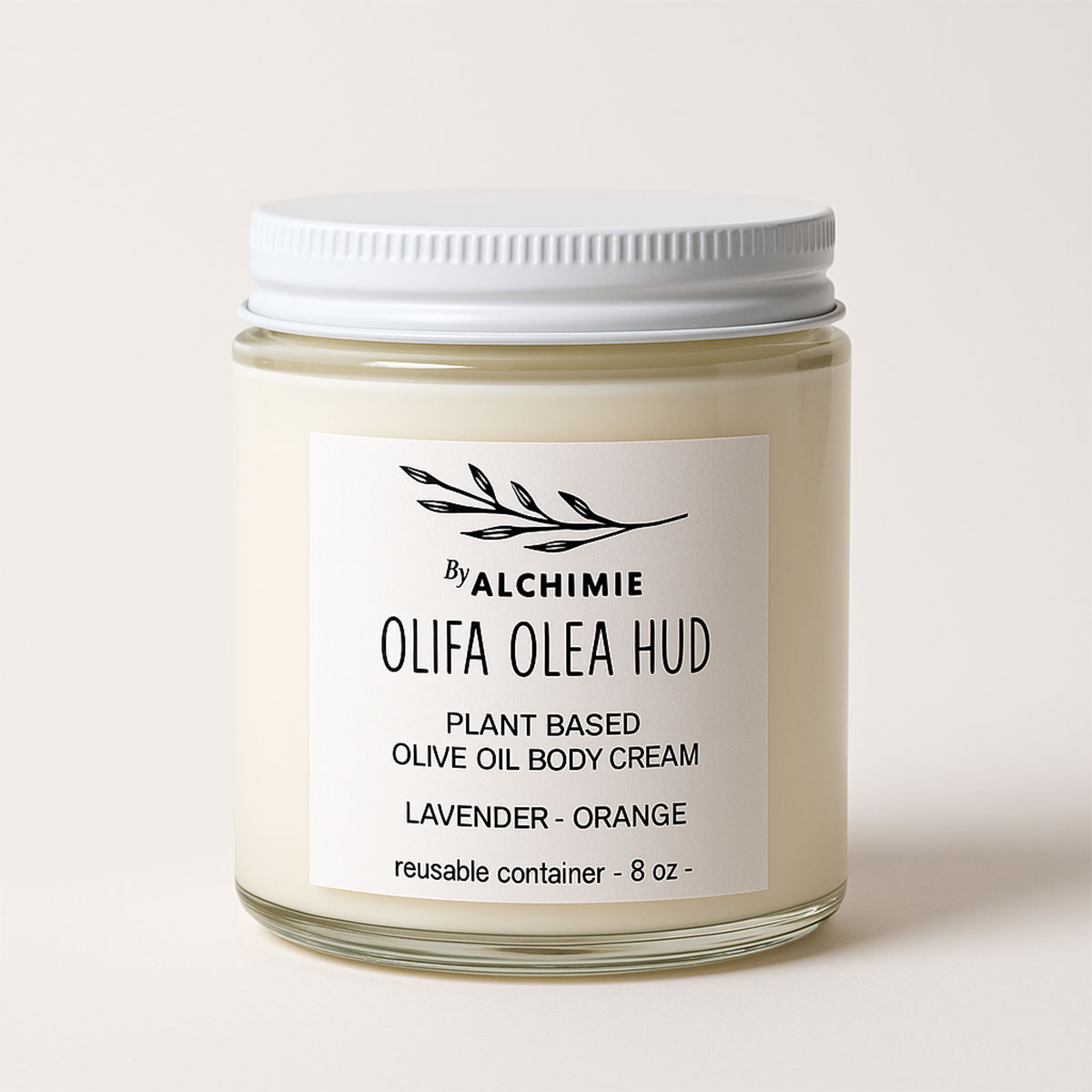 Plant Based Olive Oil  Body Cream